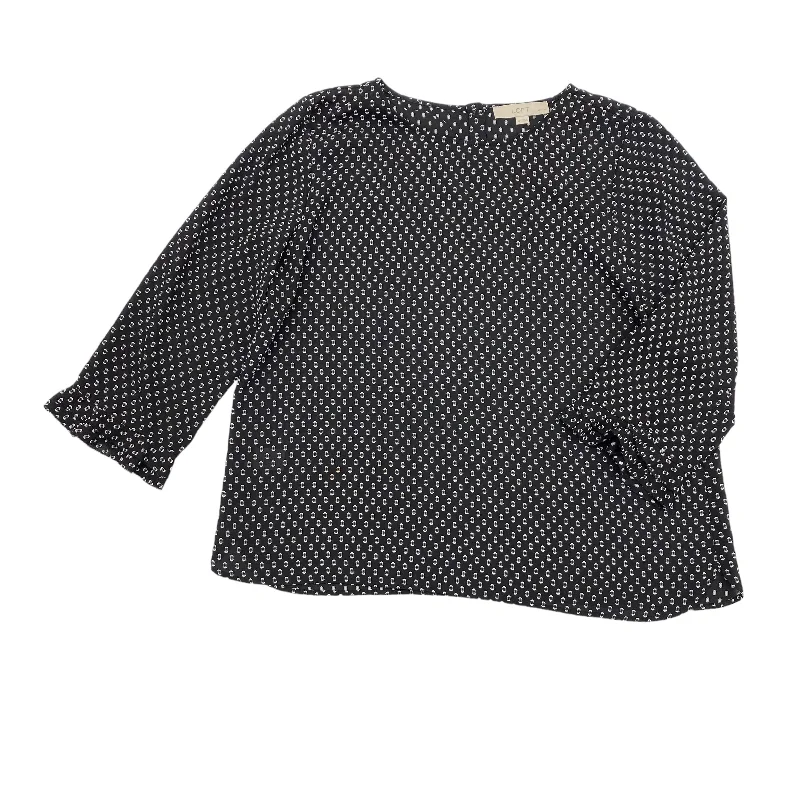 Exclusive Offers BLACK TOP 3/4 SLEEVE by LOFT Size:PETITE L