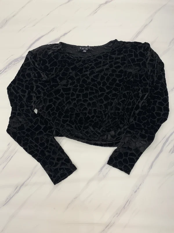 Final Sale Black Top Long Sleeve Eloquii, Size 18