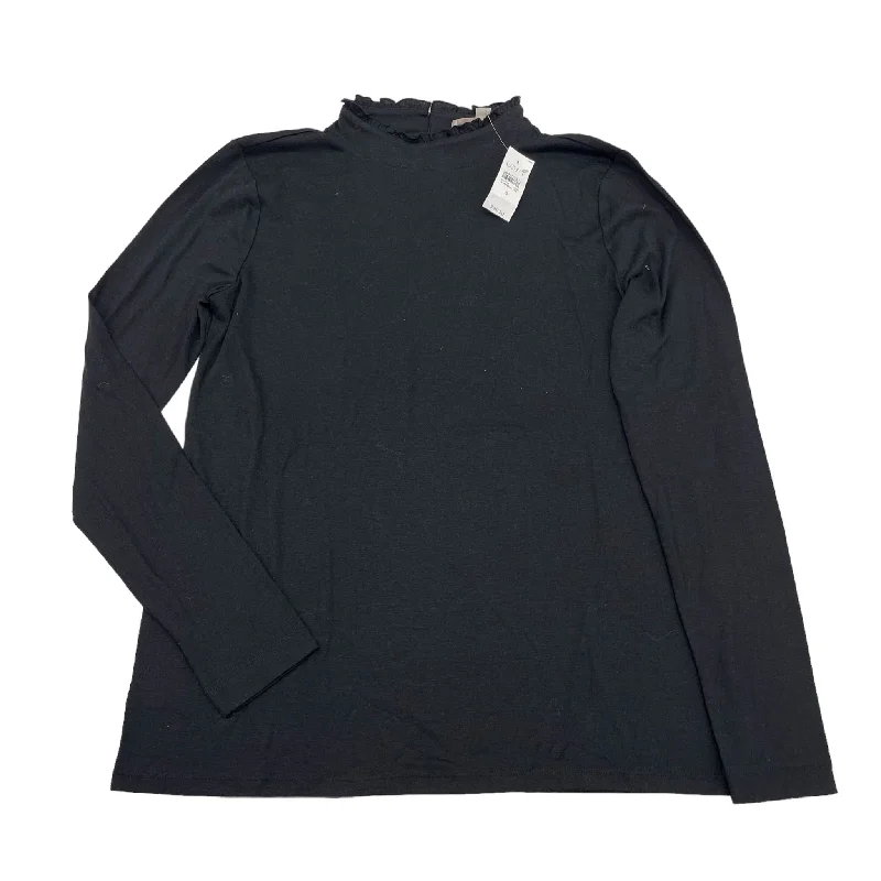 Epic Deals Black Top Long Sleeve Loft, Size S
