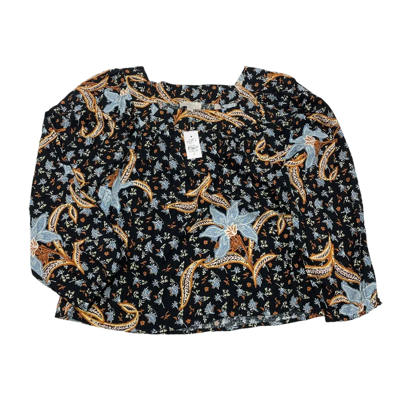 Massive Deals BLACK TOP LS by LOFT Size:M