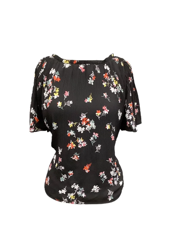 Great Deals Black Top Short Sleeve Ann Taylor, Size Xs