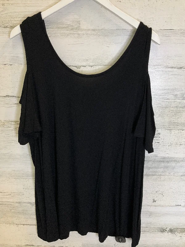 Must-Have Deals Black Top Short Sleeve Lane Bryant, Size 2x