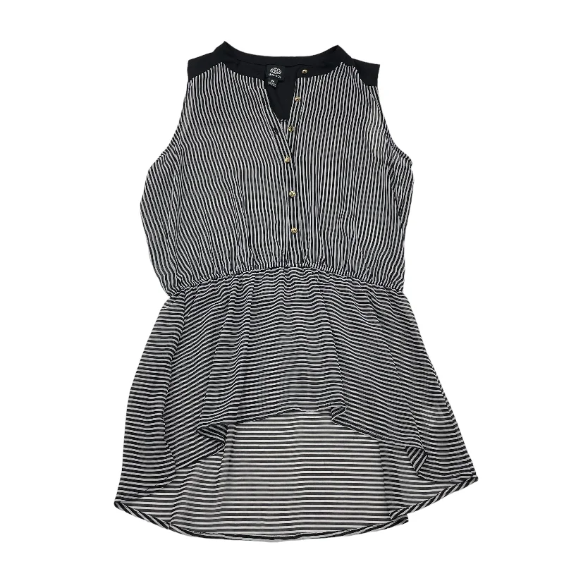 Bonus Savings BLACK TUNIC SLEEVELESS by BOBEAU Size:M