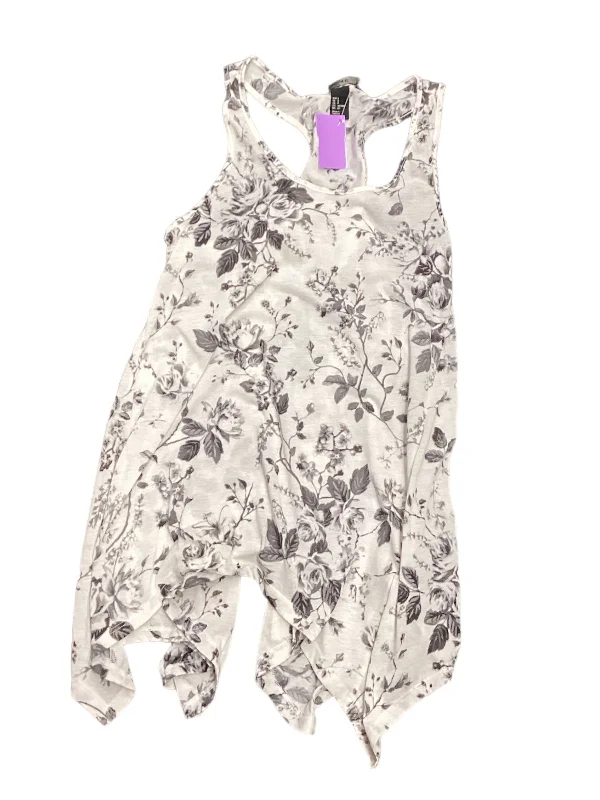 Take Advantage Black & White Tank Top H&m, Size S