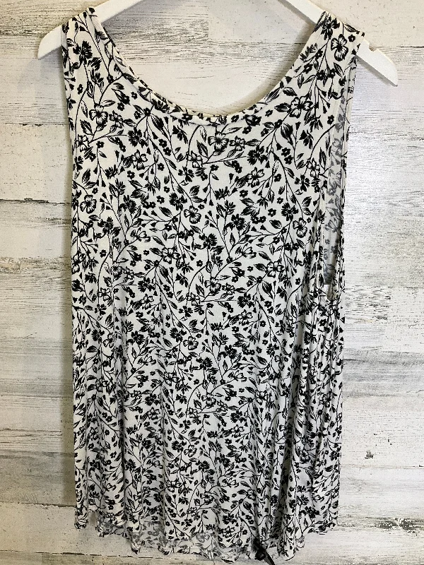 Extra Discounts Black & White Tank Top Old Navy, Size Xxl