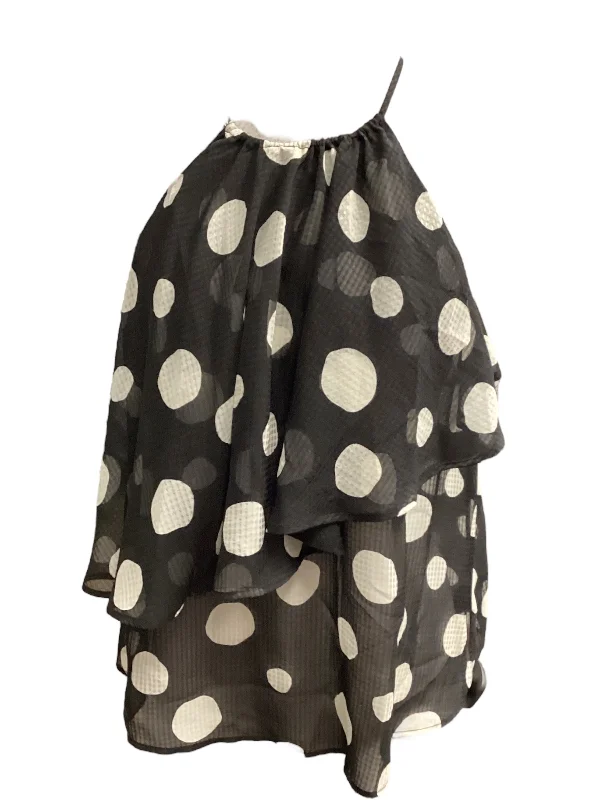 Weekend Special Black & White Tank Top Who What Wear, Size M