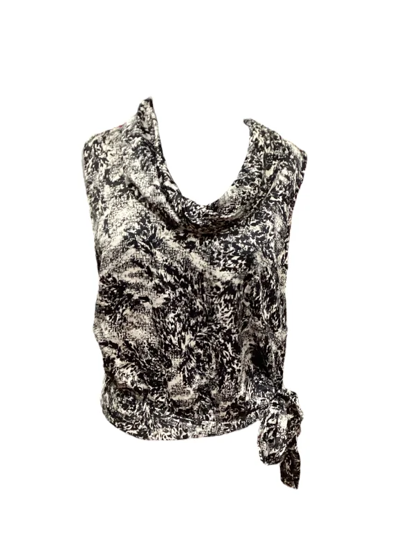 Limited Availability Black & White Top Sleeveless Banana Republic, Size S