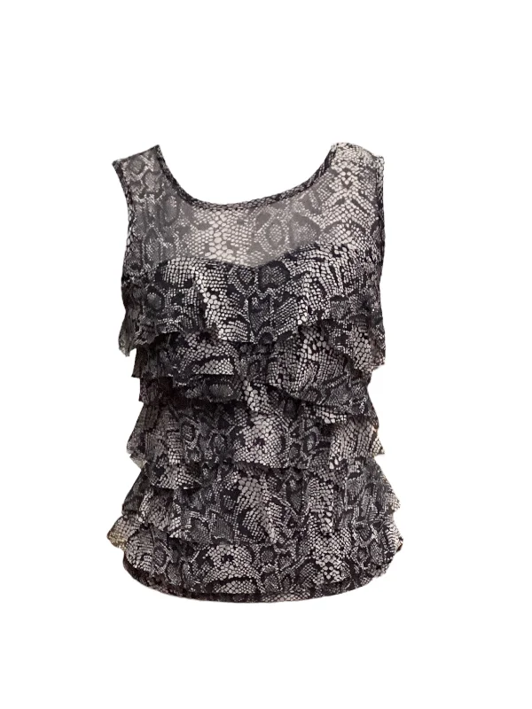 Today’s Special Black & White Top Sleeveless Inc, Size S