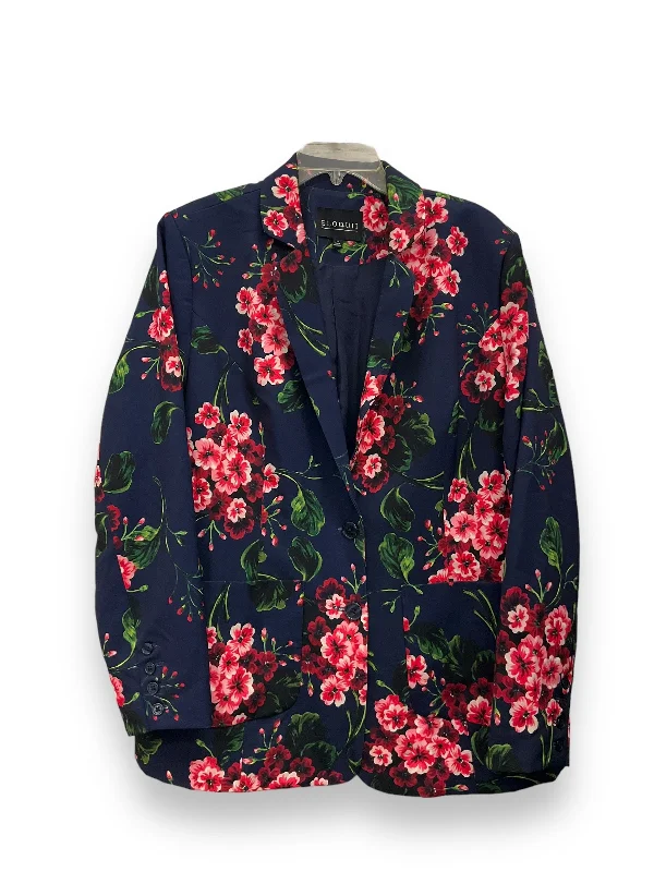 Members Only Blazer By Eloquii In Floral Print, Size: Xl