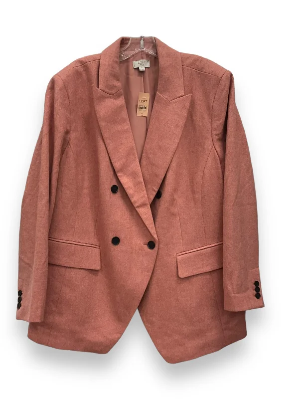Markdown Madness Blazer By Loft In Pink, Size: 3x