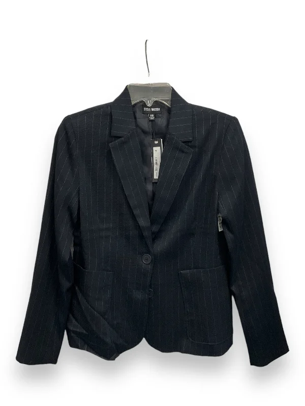 Incredible Offers Blazer By Steve Madden In Navy, Size: Xs