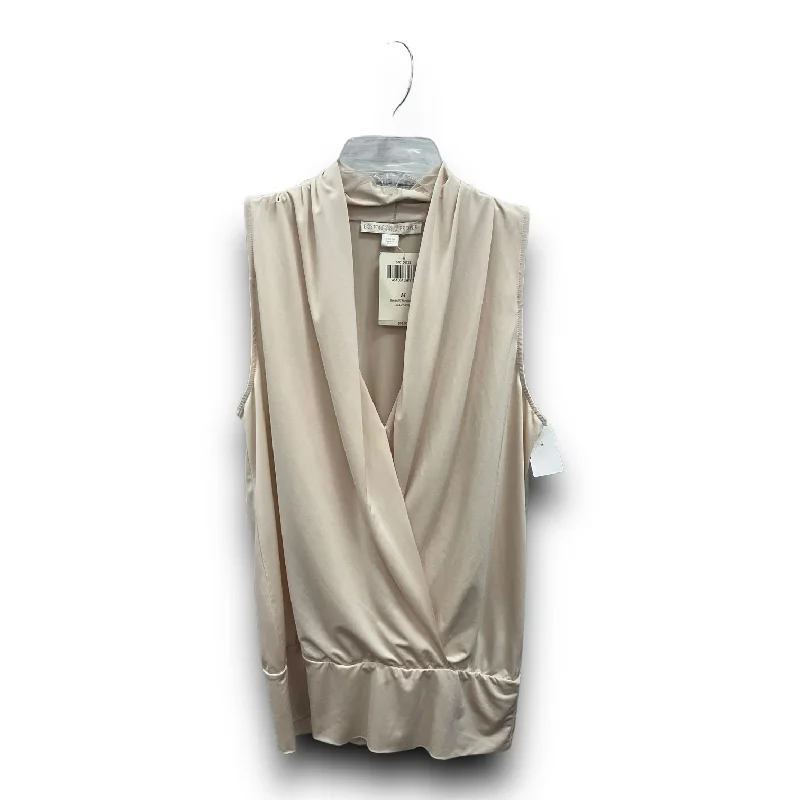 Extra Savings Blouse Sleeveless By Boston Proper In Cream, Size: M
