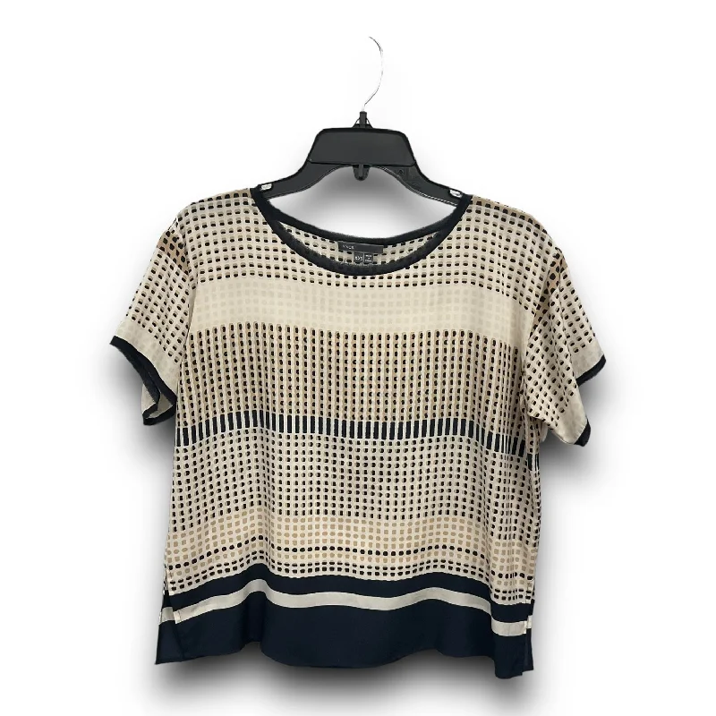 Steals and Deals Blouse Sleeveless By Vince In Polkadot Pattern, Size: Xxs