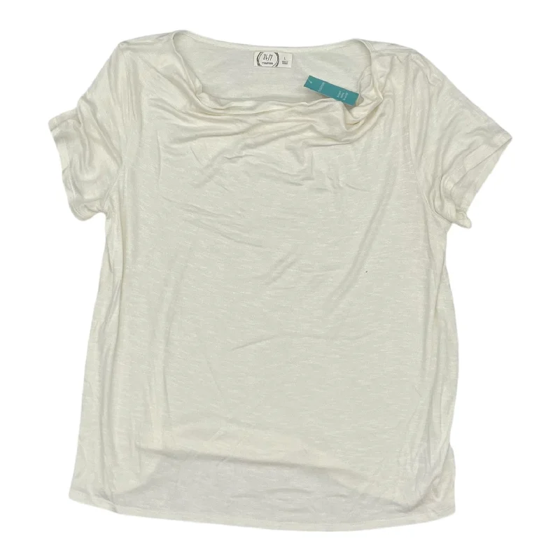 Bonus Savings Blouse Ss By Maurices In Cream, Size:L
