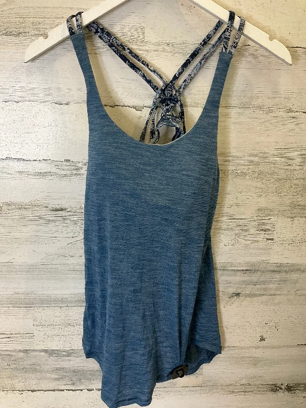 Mega Sale Blue Athletic Tank Top Lululemon, Size 6