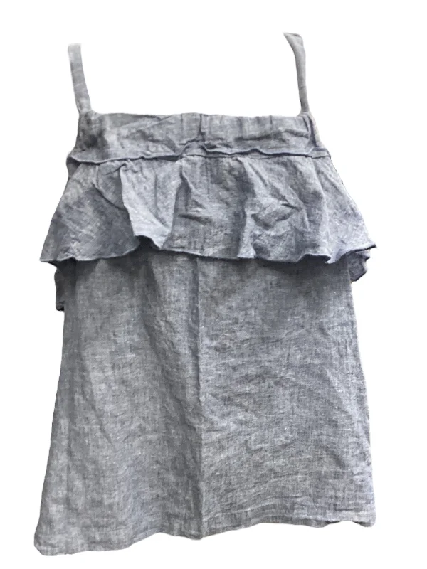 Today's Special Blue Denim Top Sleeveless Ashley Stewart, Size 14