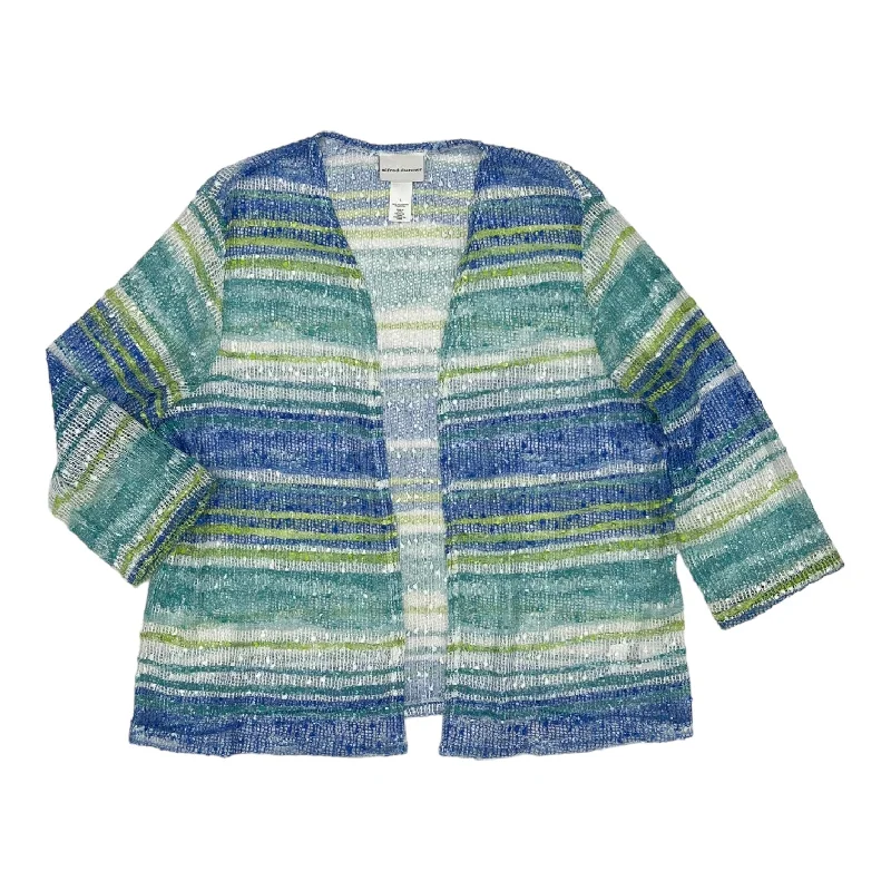 Hurry In BLUE & GREEN KIMONO by ALFRED DUNNER Size:L