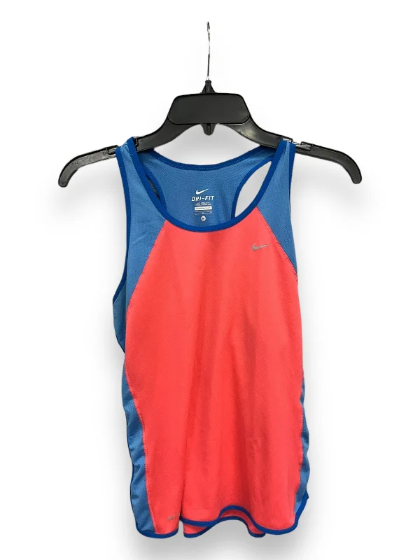 Value Deals Blue & Orange Athletic Tank Top Nike Apparel, Size M