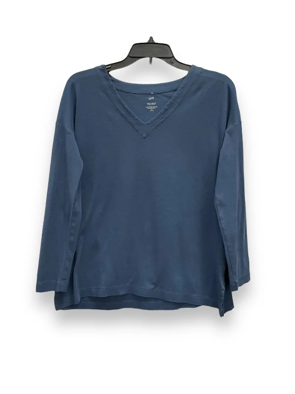 Referral Discount Blue Top 3/4 Sleeve J. Jill, Size Petite   Xs