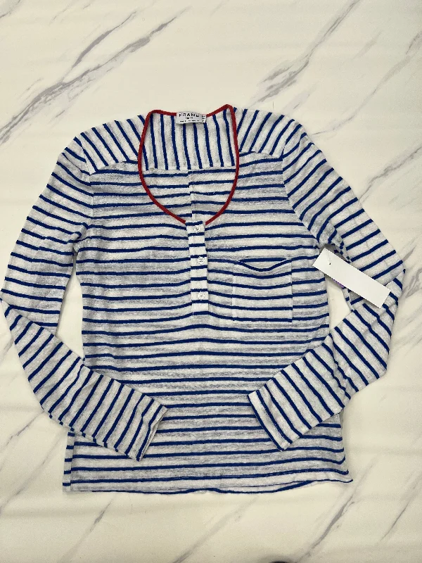Can't Be Beat Blue Top Long Sleeve Frame, Size S