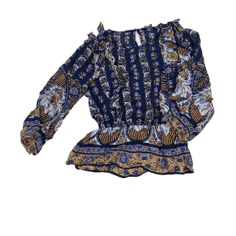 Reduced Prices BLUE TOP LS by LUCKY BRAND Size:S