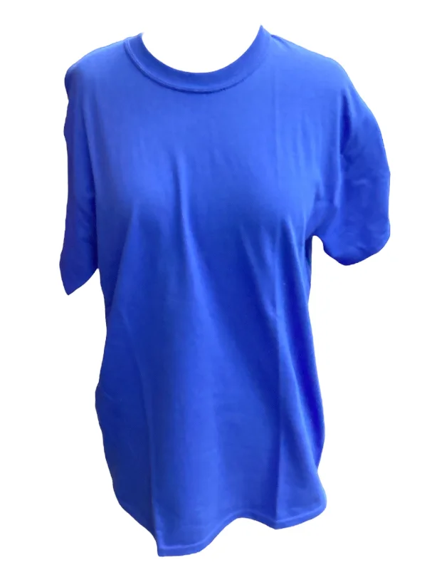 Act Fast Blue Top Short Sleeve Gildan, Size M