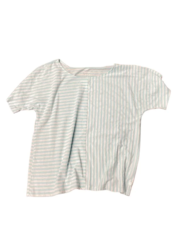 Limited Availability Blue Top Short Sleeve Talbots, Size Xl