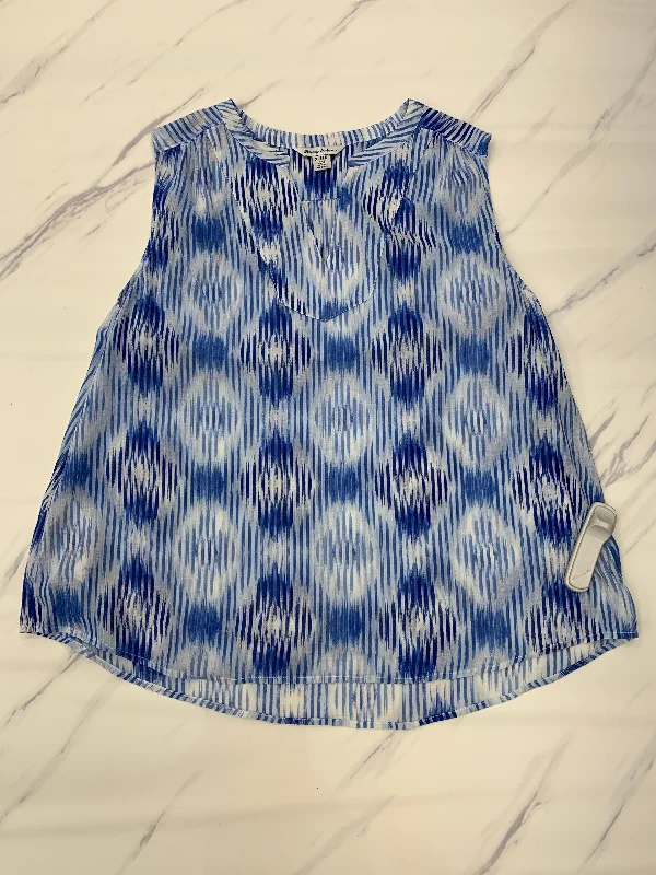Sneak Peek Sale Blue Top Sleeveless Tommy Bahama, Size Xl