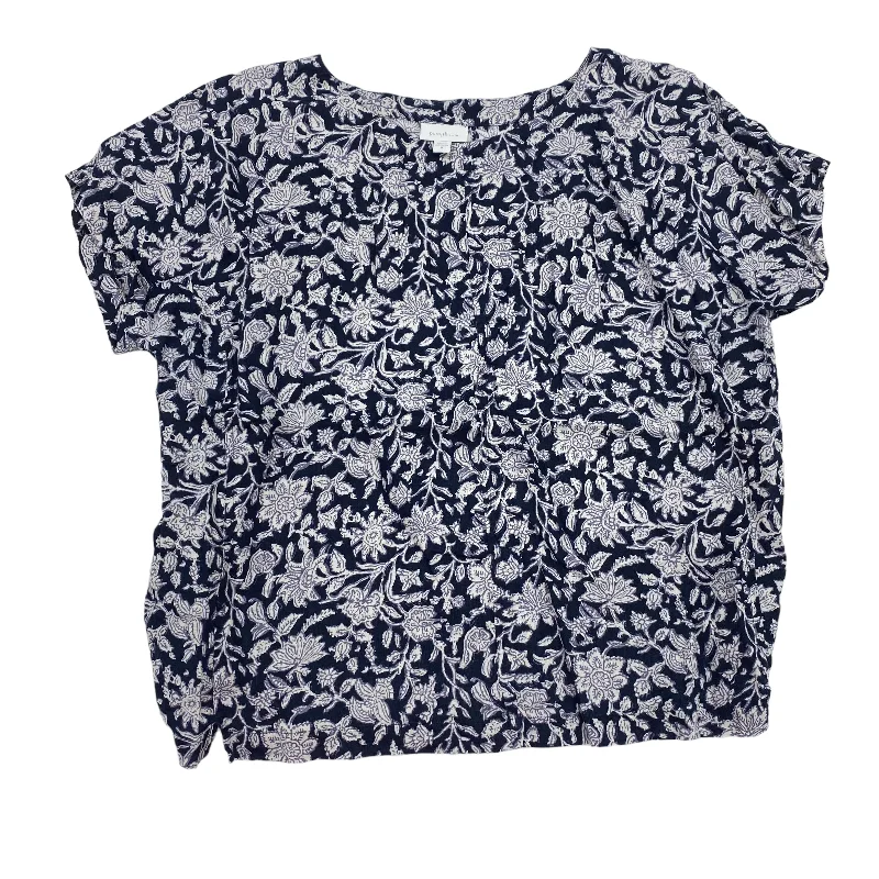 Must-Have Deals BLUE TOP SS by J. JILL Size:M