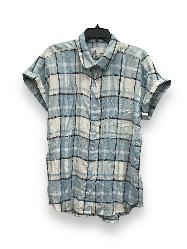 Deal Zone Blue Tunic Short Sleeve Nordstrom, Size M
