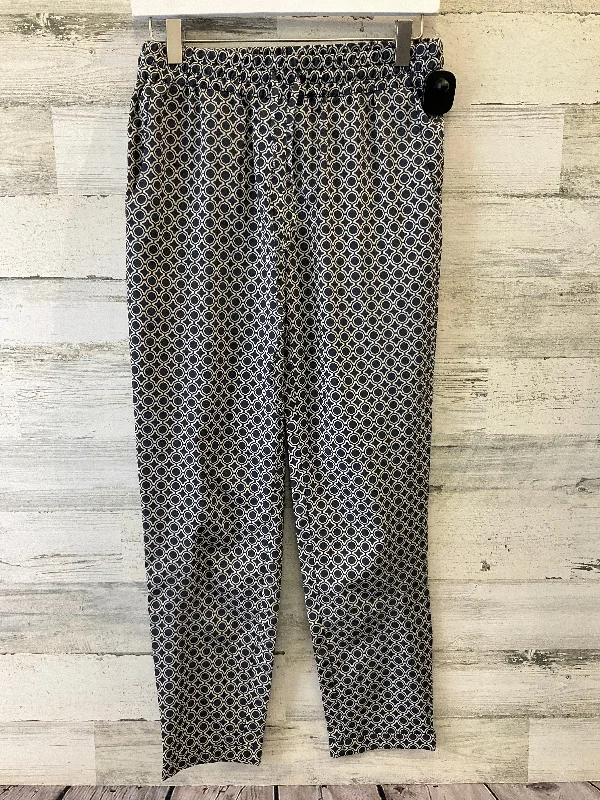 Overstock Blue & White Pants Other Loft, Size 2