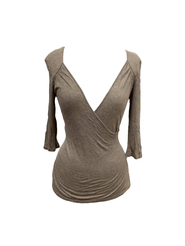 Savings Galore Bronze Top 3/4 Sleeve Banana Republic, Size S