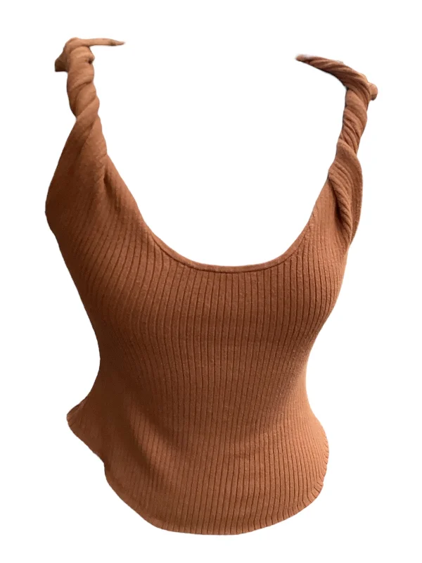 Weekend Deal Bronze Top Sleeveless Good American, Size Xs