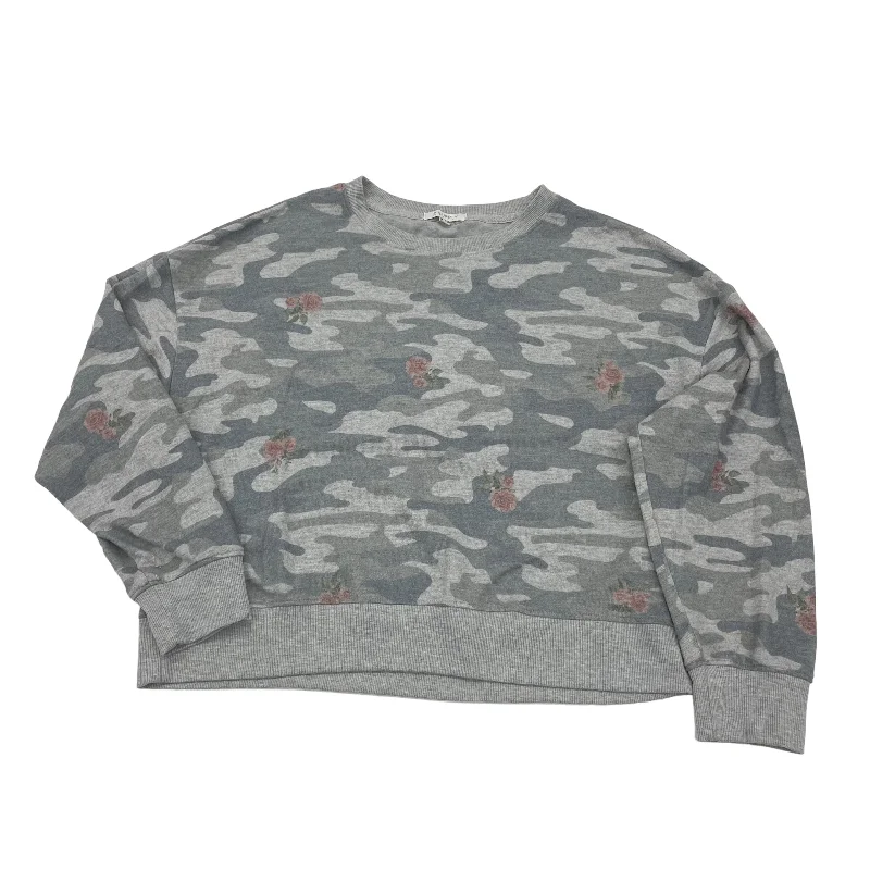 Don't Wait CAMOUFLAGE PRINT TOP LS by Z SUPPLY Size:M