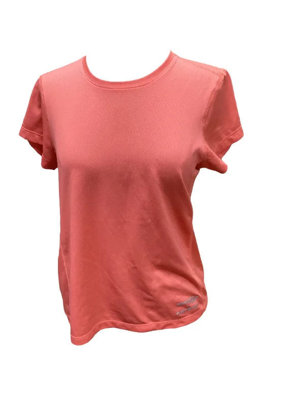 Lowest Price Coral Athletic Top Short Sleeve Saucony, Size S