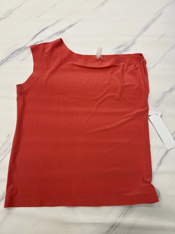 Special Buy Coral Top Sleeveless Designer Norma Kamali, Size S