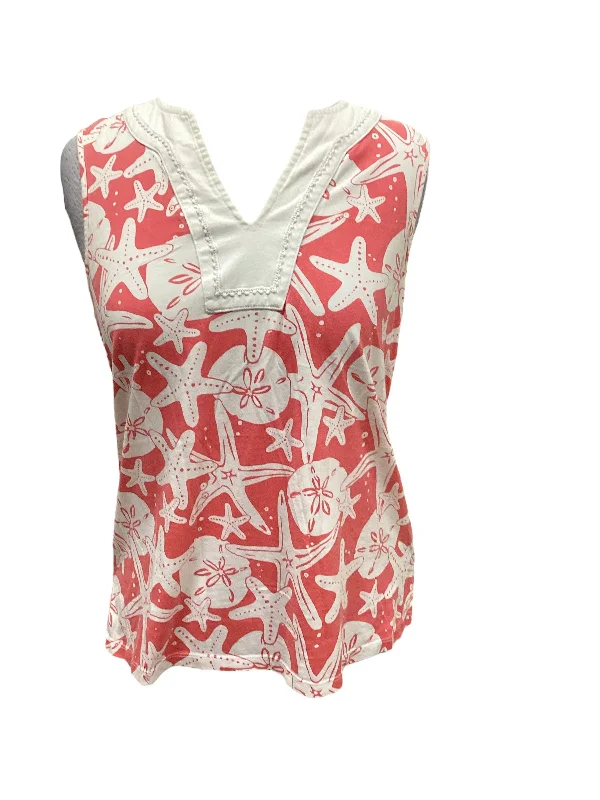 Exclusive Savings Coral Top Sleeveless Lilly Pulitzer, Size Xs