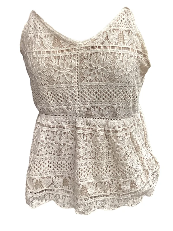 Price Meltdown Cream Top Cami Maurices, Size S