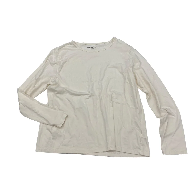 Members Only CREAM TOP LS by COLDWATER CREEK Size:PETITE L