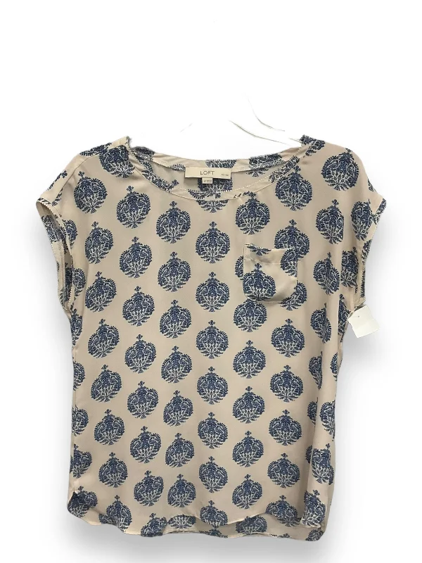 Stock Clearance Floral Print Blouse Sleeveless Loft, Size S