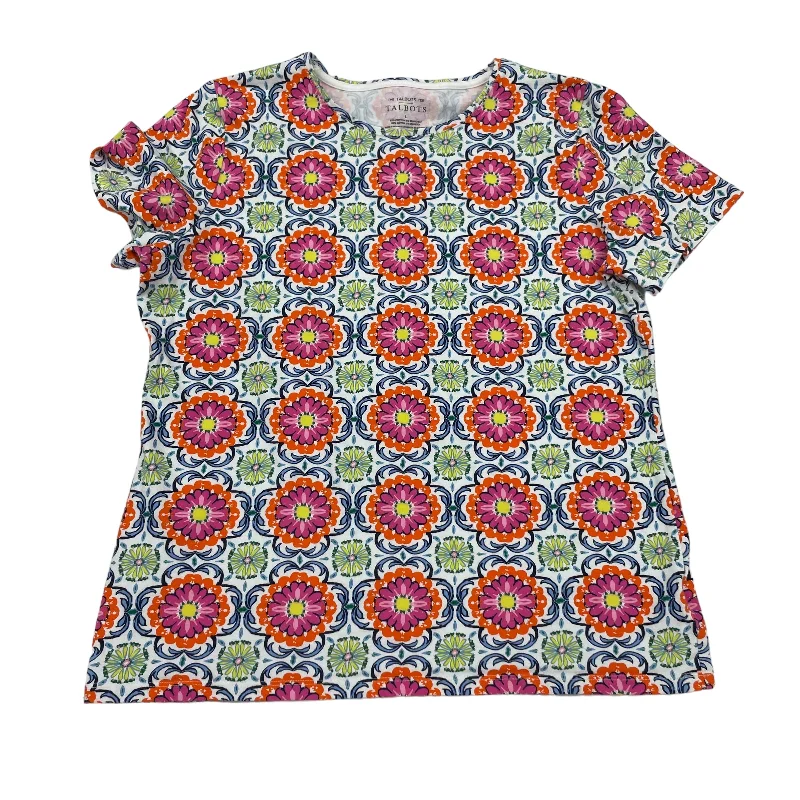 Seasonal Sale FLORAL PRINT TOP SS by TALBOTS Size:L