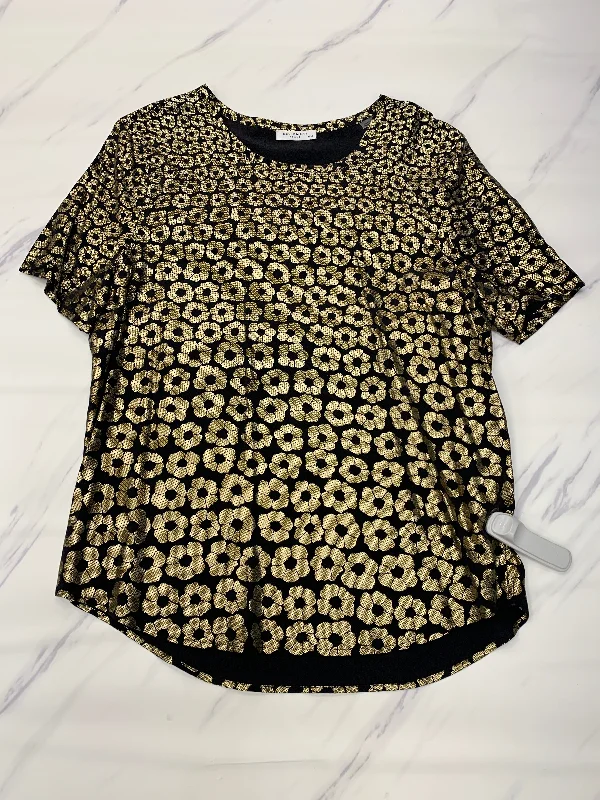 Weekend Deal Gold Top Short Sleeve Designer Equipment, Size M