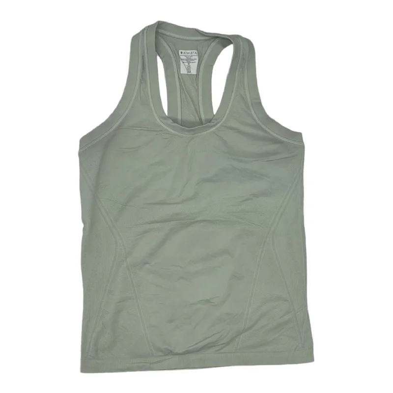 The Best Prices GREEN ATHLETIC TANK TOP by ATHLETA Size:M