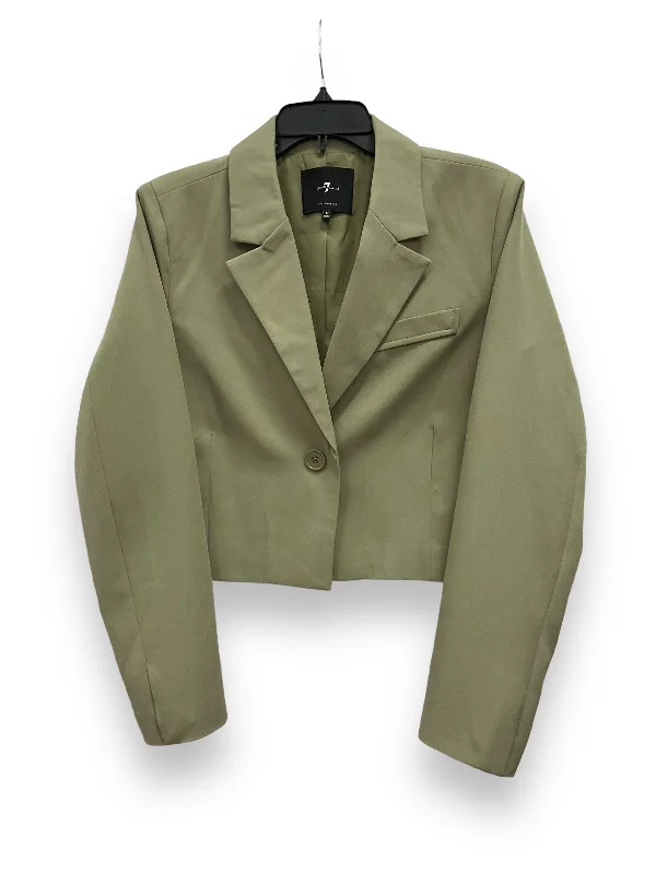Seasonal Clearance Green Blazer 7 For All Mankind, Size M