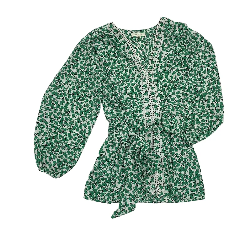 Limited Edition GREEN TOP 3/4 SLEEVE by MAX STUDIO Size:L