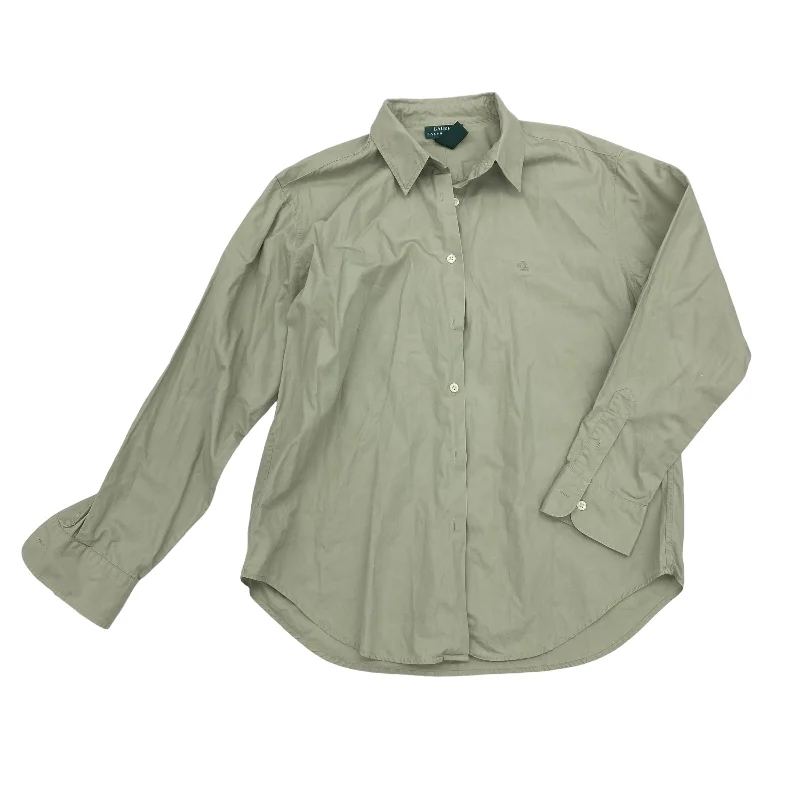 Today’s Deal GREEN TOP LS by LAUREN BY RALPH LAUREN Size:XL