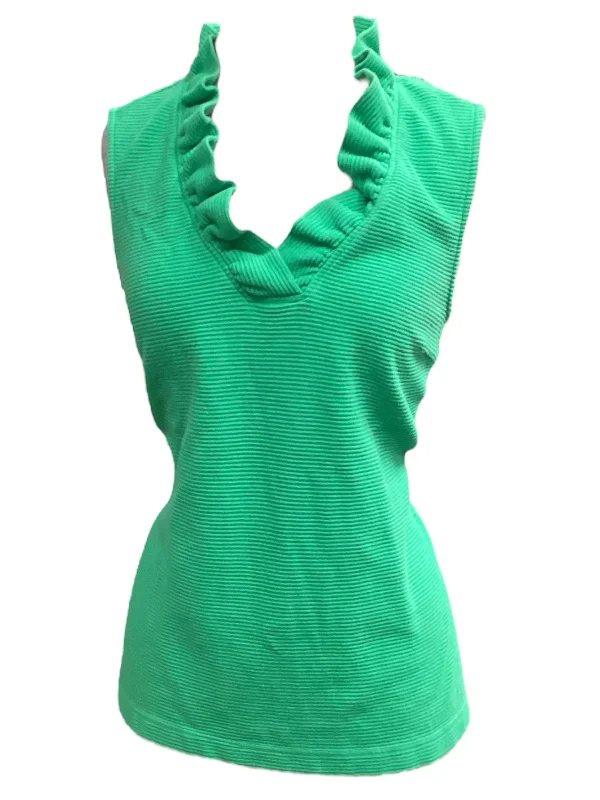 Price Rollback Green Top Sleeveless Crown And Ivy, Size Xl