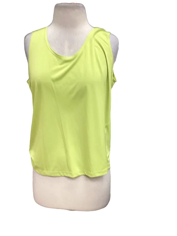Bargain Bin Green Top Sleeveless Slinky Brand, Size L