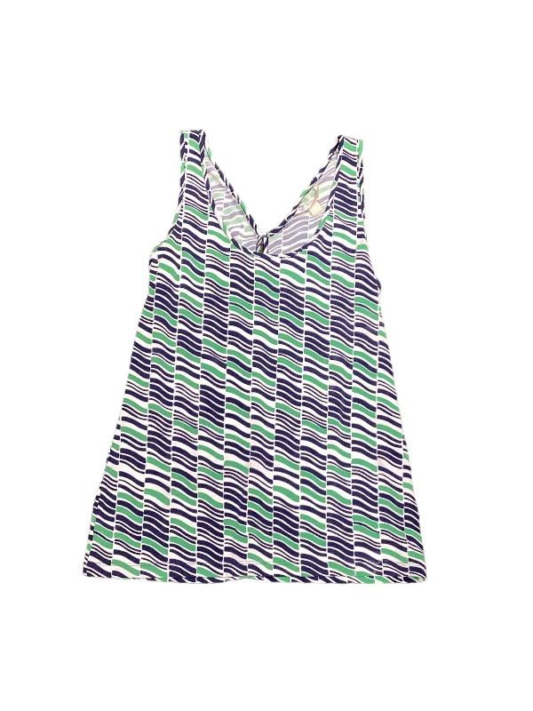 Quick Sale Green & White Top Sleeveless Banana Republic, Size M