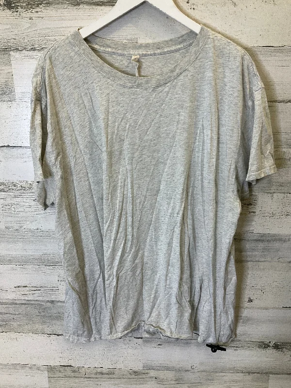 Sale Event Grey Athletic Top Short Sleeve Lululemon, Size 18